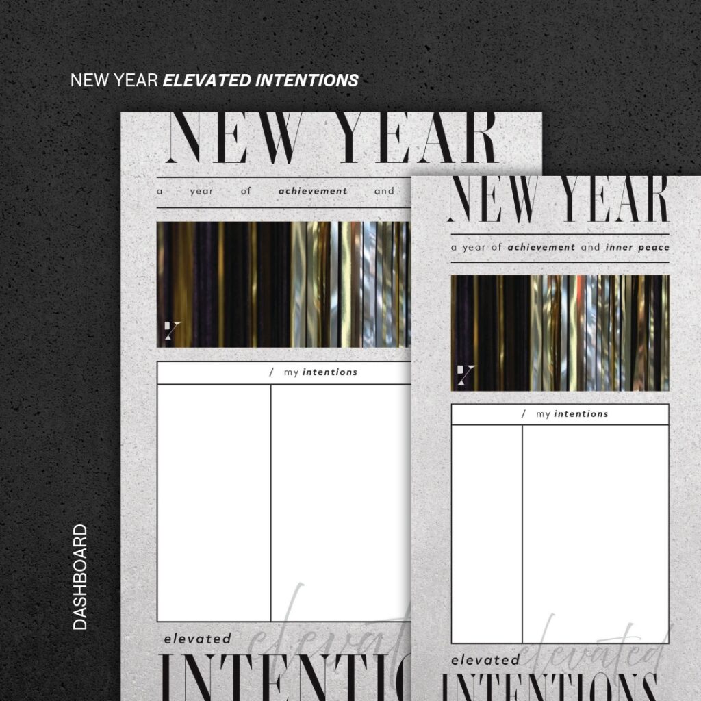 New Year Intentions Dashboard