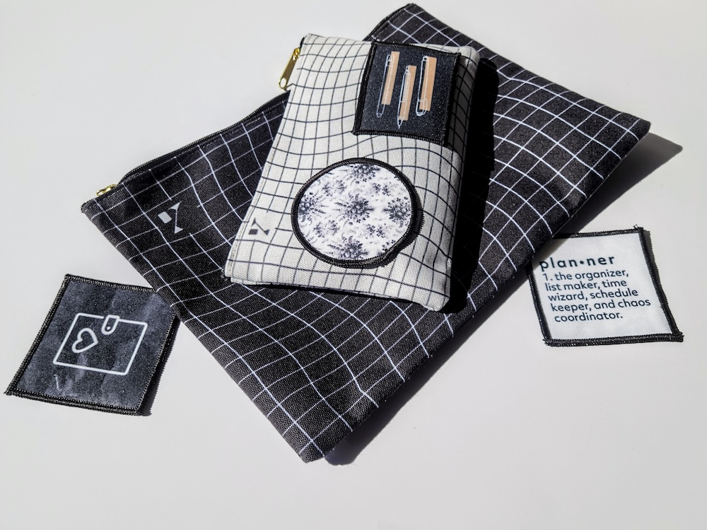 Accessory Pouches and Iron on Patches